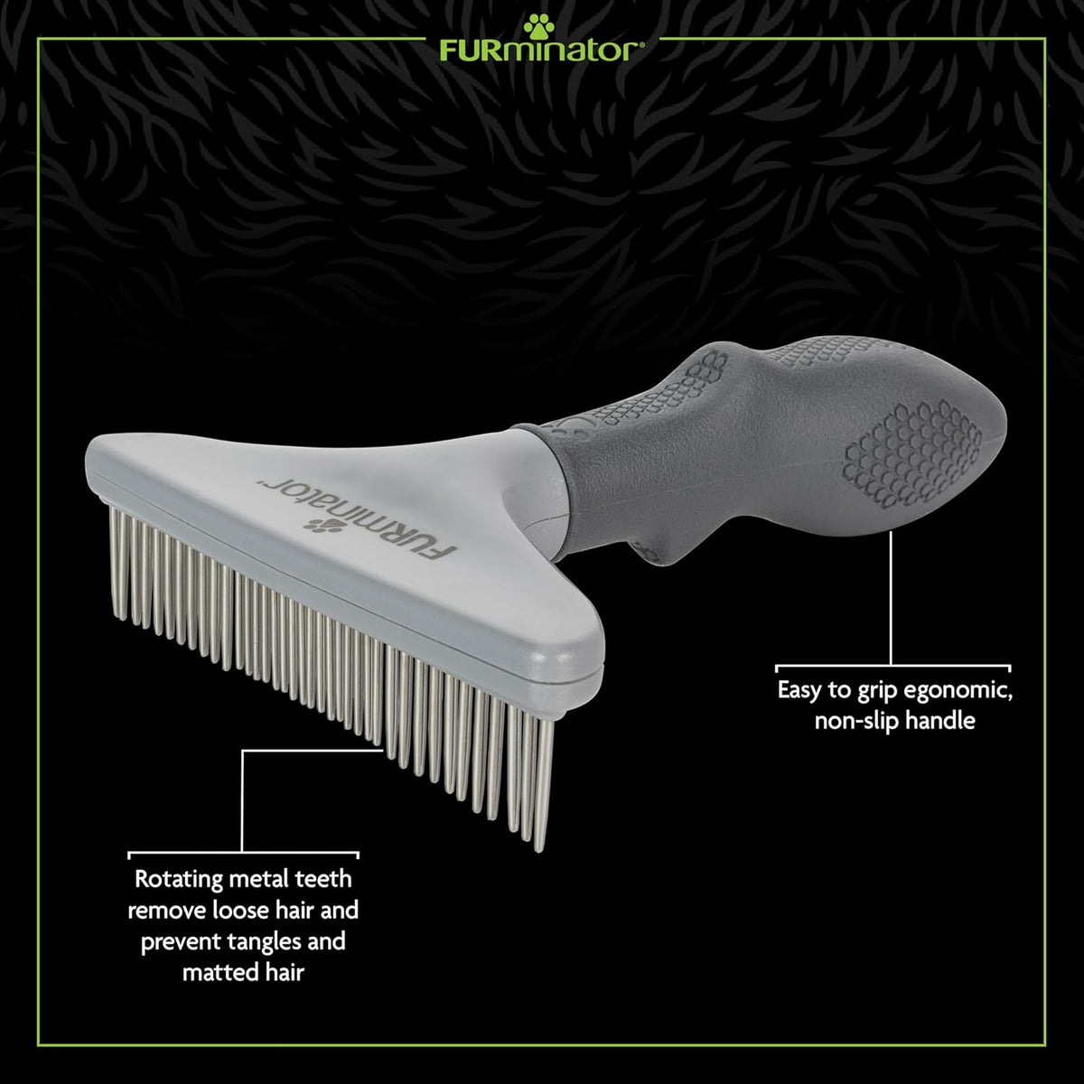 Grooming Rake for Cats and Dogs