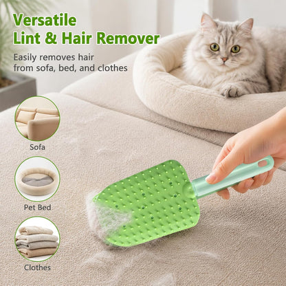 2Pcs Cats Tongue Comb and Brush,Silicone Cat Brush,Cat Grooming Brushes