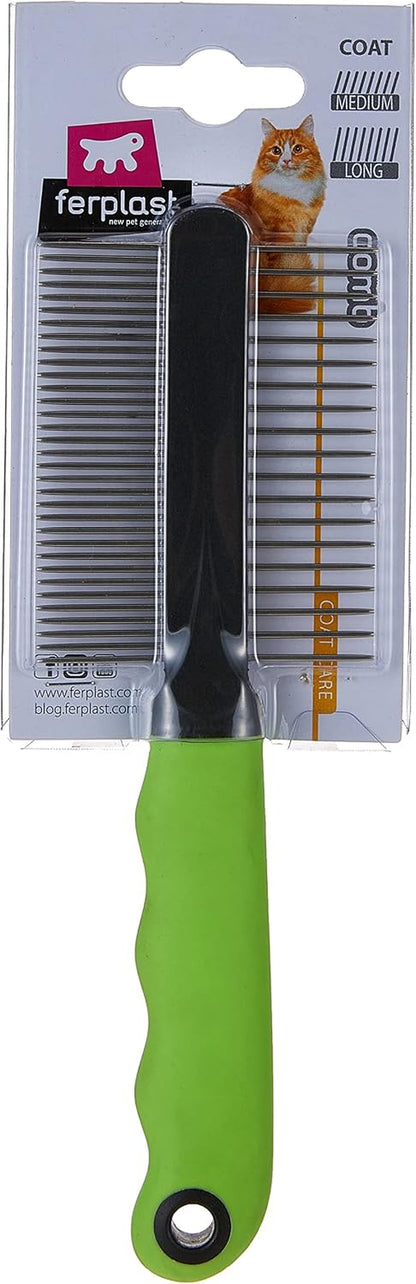 Gro 5792 Cat Comb, 20.3 X 1.6 X 6.4 Cm,Chrome