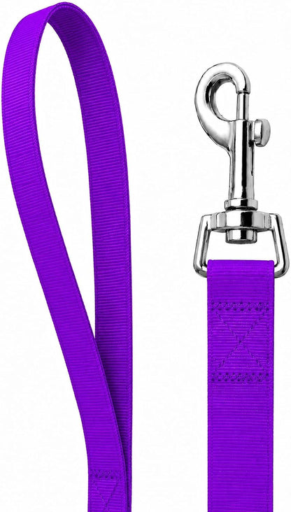 Strong Nylon Dog Pet Lead Leash, Purple