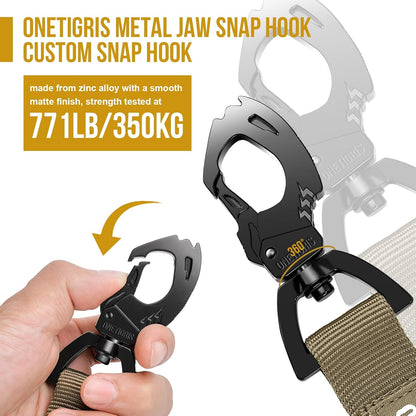 Tactical Dog Training Leash Bungee Leash with 2 Control Handle Quick Release Nylon Leads Rope
