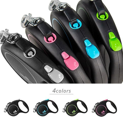 Flexi Black Design M | 5 M Retractable Tape Leash for Dogs up to 25 Kg | Black - Silver | Retractable Dog Lead | Weight: 240 G | Dimensions: 11.2 X 16.1 Cm