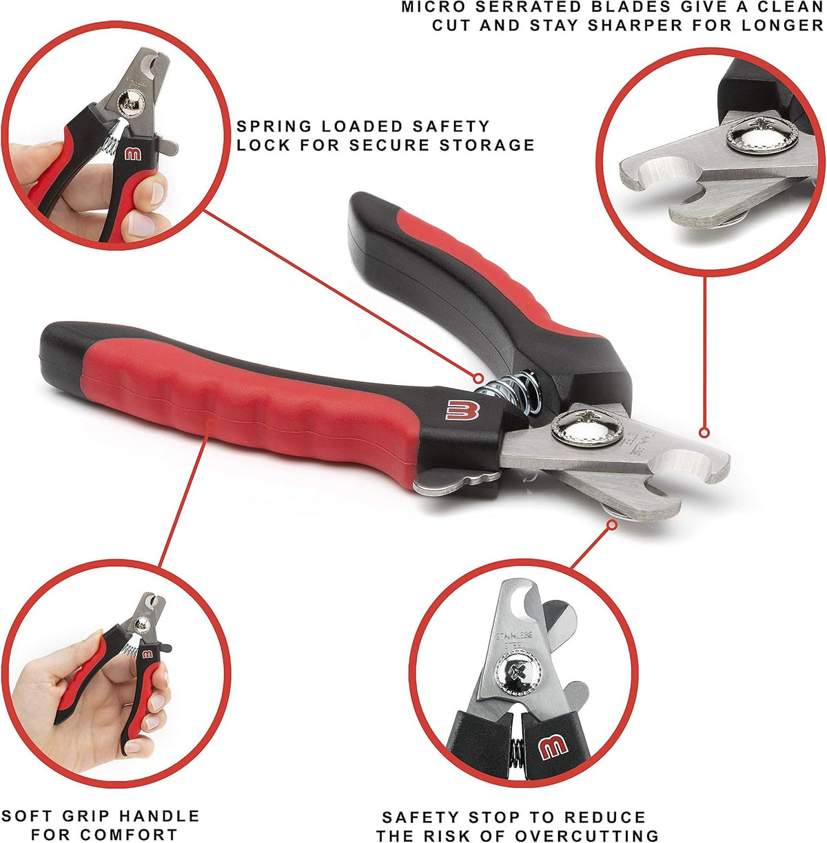 Dog, Cat Claw and Nail Clipper, Trim, Scissor for Grooming - for Small Pet Breeds - Small