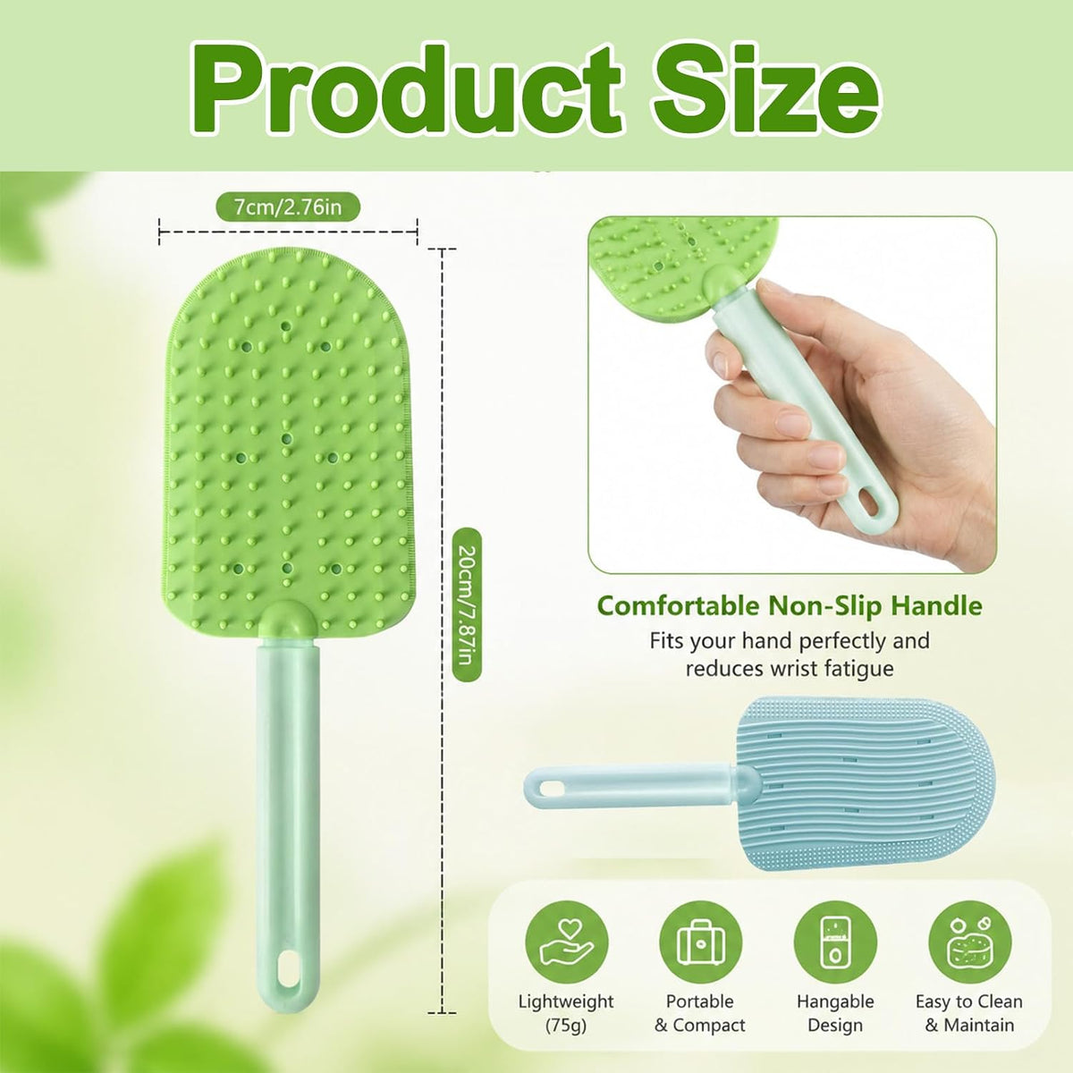 2Pcs Cats Tongue Comb and Brush,Silicone Cat Brush,Cat Grooming Brushes