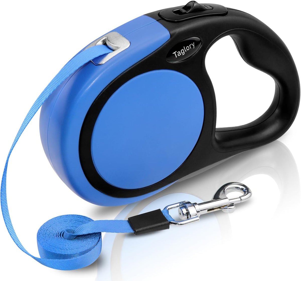 Retractable Dog Lead for Small Medium Dogs up to 20KG, 5M, Blue