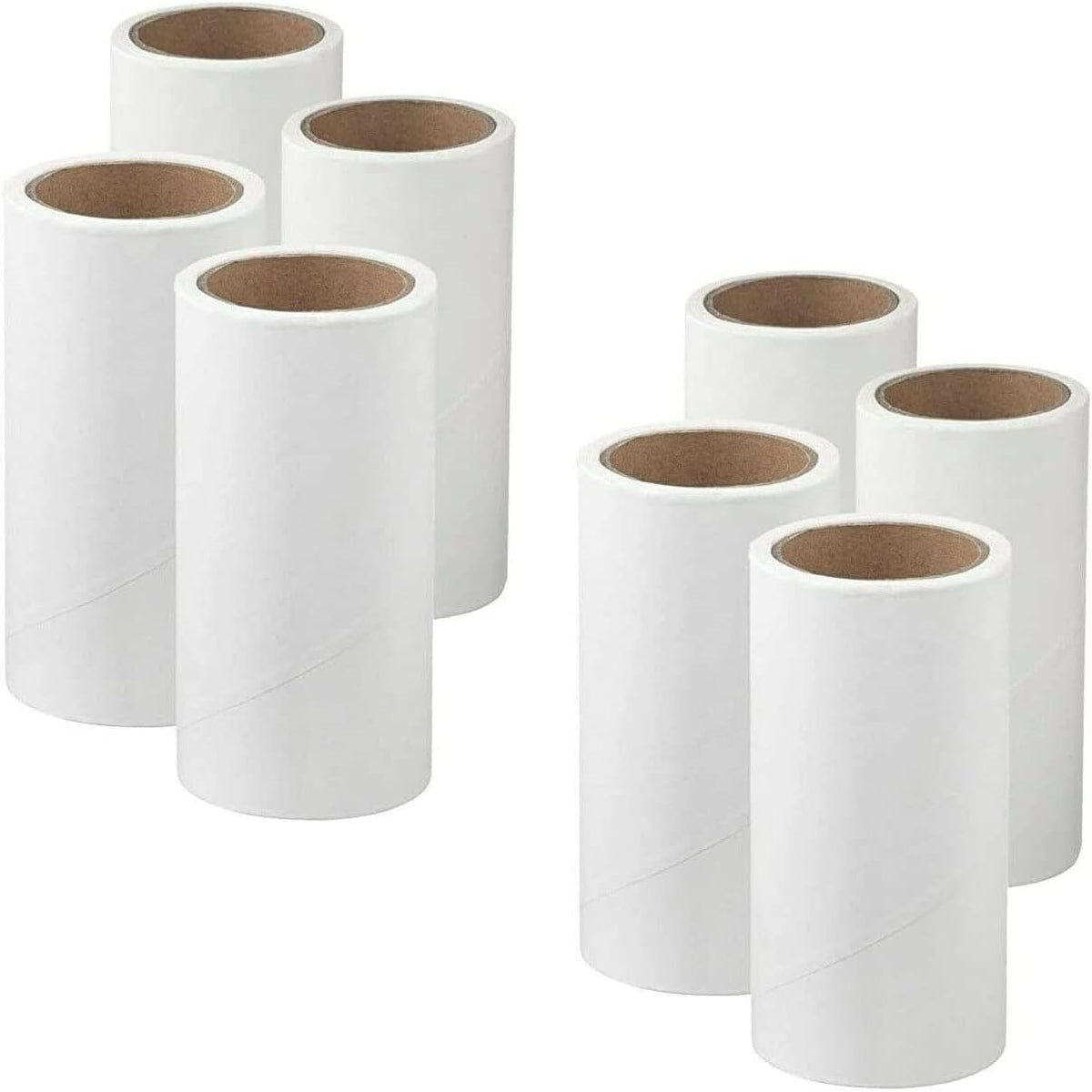 8 Pieces Lint Roller Replacement Refill Rolls for IKEA BASTIS, White