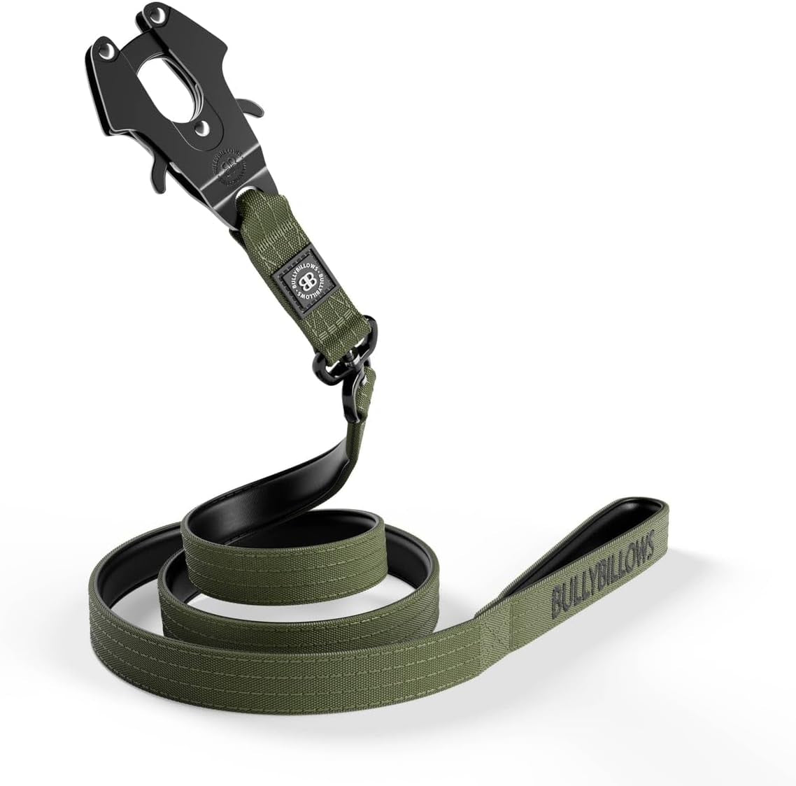 Anti-Tangle Swivel Combat Dog Lead – Khaki