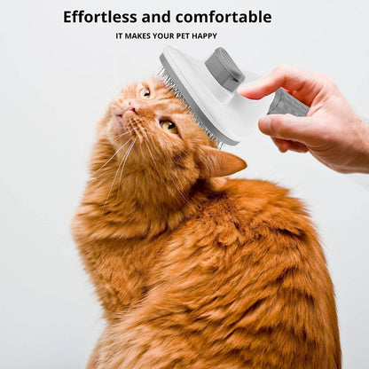 Muxtraders Cat Brush for Shedding - Grooming Comb for Kittens and Puppies, Removes Mats and Tangles, Long or Short Haired Indoor Pets